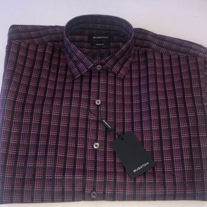 Bugatchi plaid dress shirt